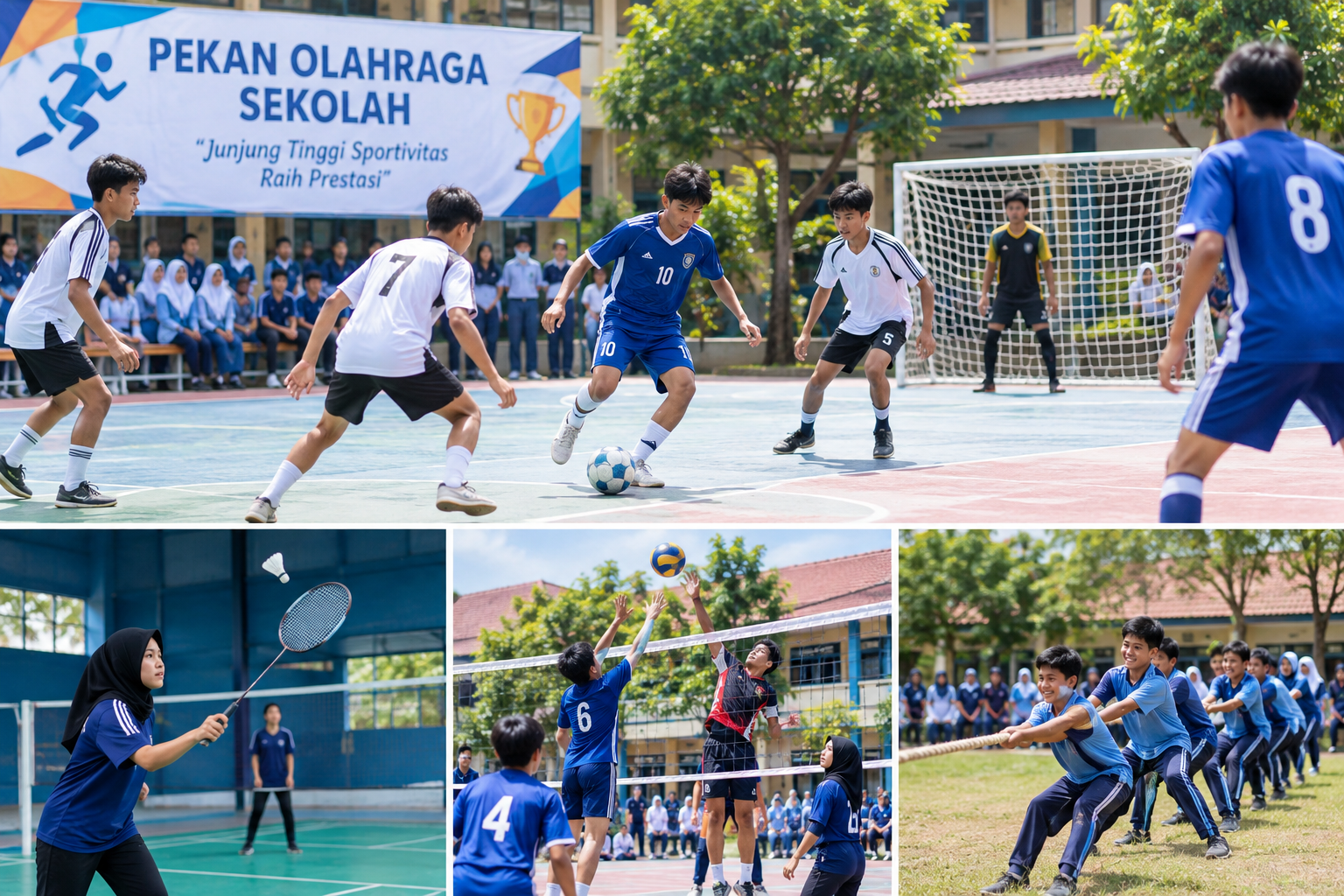 Slider Sekolah Gelar Pekan Olahraga untuk Meningkatkan Semangat dan Sportivitas Siswa