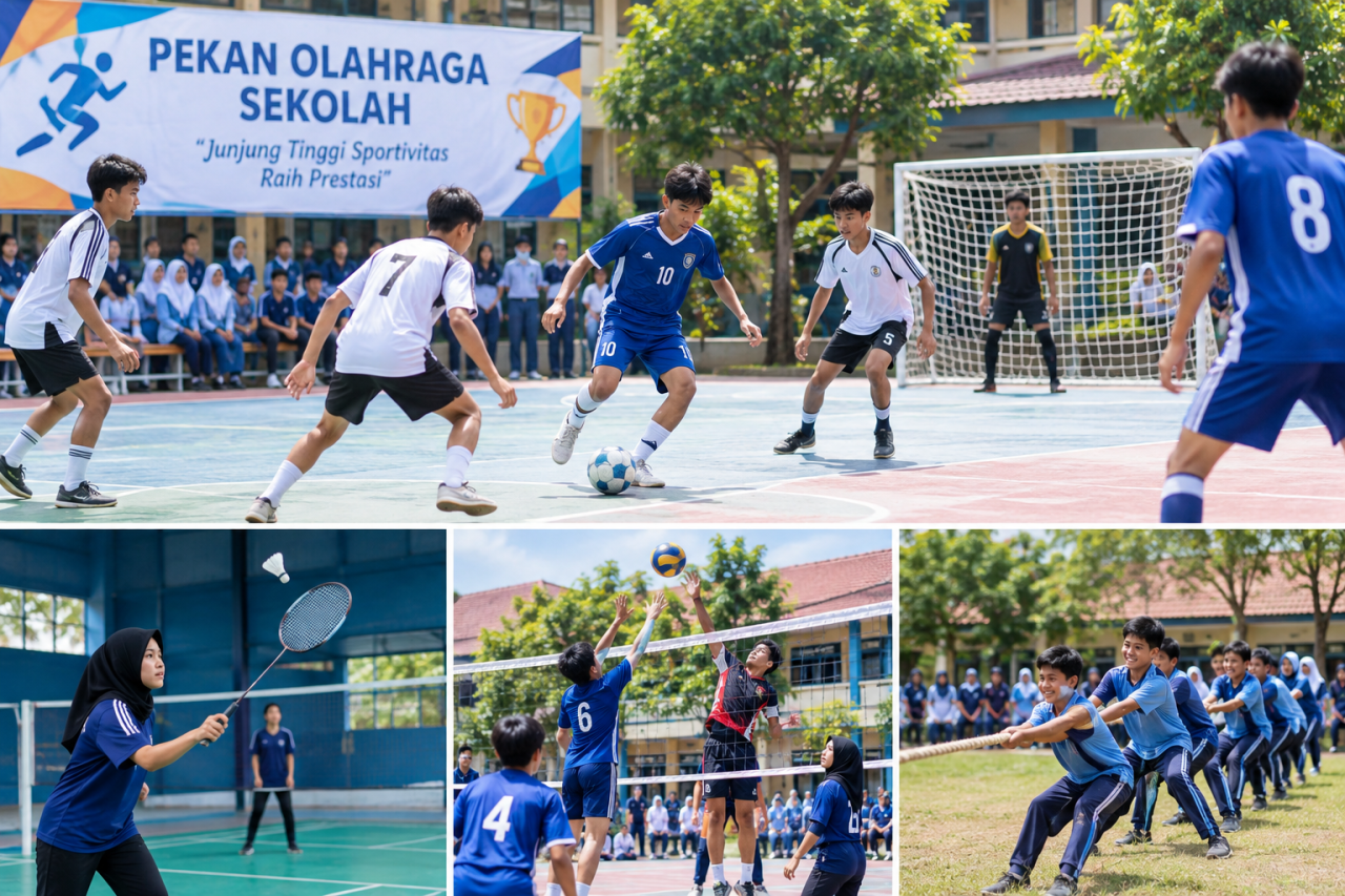 Sekolah Gelar Pekan Olahraga untuk Meningkatkan Semangat dan Sportivitas Siswa